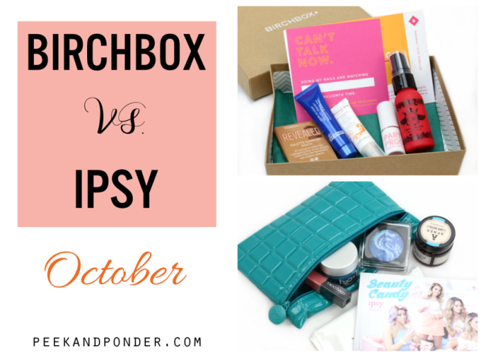 birchbox vs ipsy october 2014 click for details ipsy vs birchbox the 