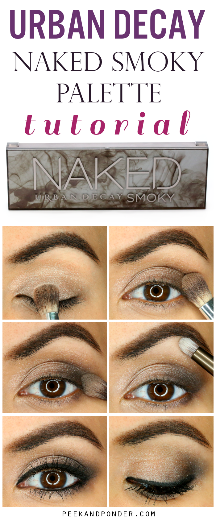 NEW Urban Decay Naked Smoky | Tutorial | Swatches - YouTube