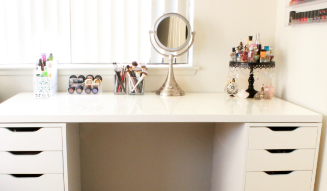 DIY Makeup Vanity with IKEA