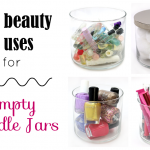 beauty uses for empty candle jars