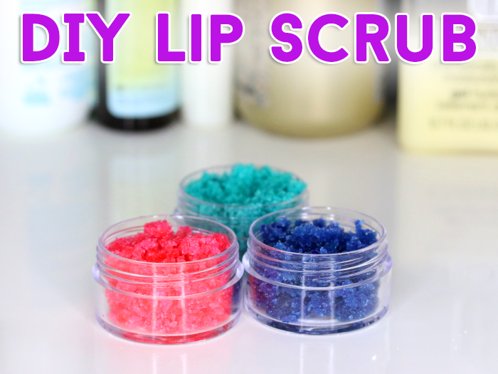 DIY lip scrub