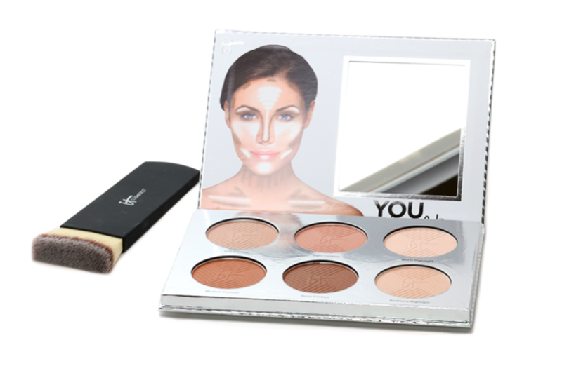 IT Cosmetics You Sculpted palette and brush
