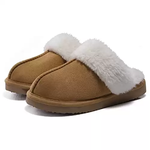 Fuzzy Memory Foam Slippers